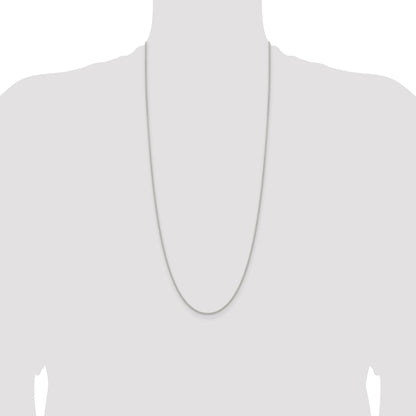 Sterling Silver 1.6mm Round Spiga Chain