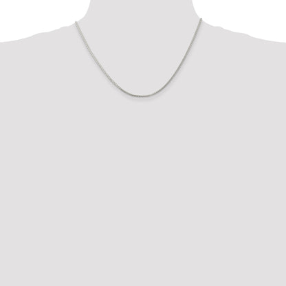 Sterling Silver 1.75mm Round Spiga Chain