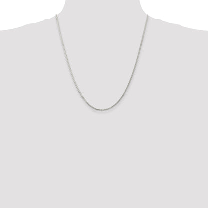 Sterling Silver 1.75mm Round Spiga Chain