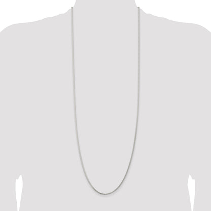 Sterling Silver 1.75mm Round Spiga Chain