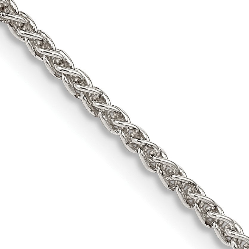 Sterling Silver 1.75mm Round Spiga Chain