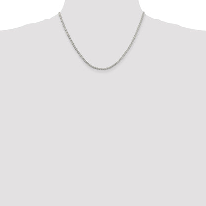 Sterling Silver 2.5mm Round Spiga Chain