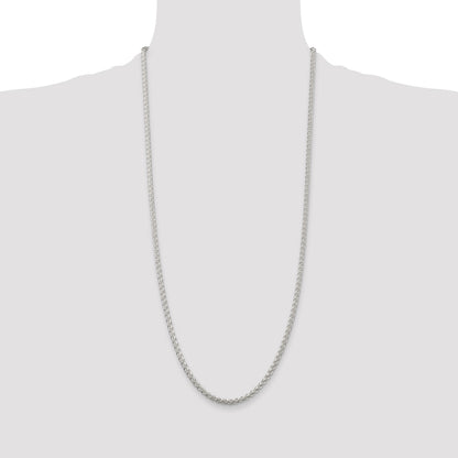 Sterling Silver 3mm Round Spiga Chain