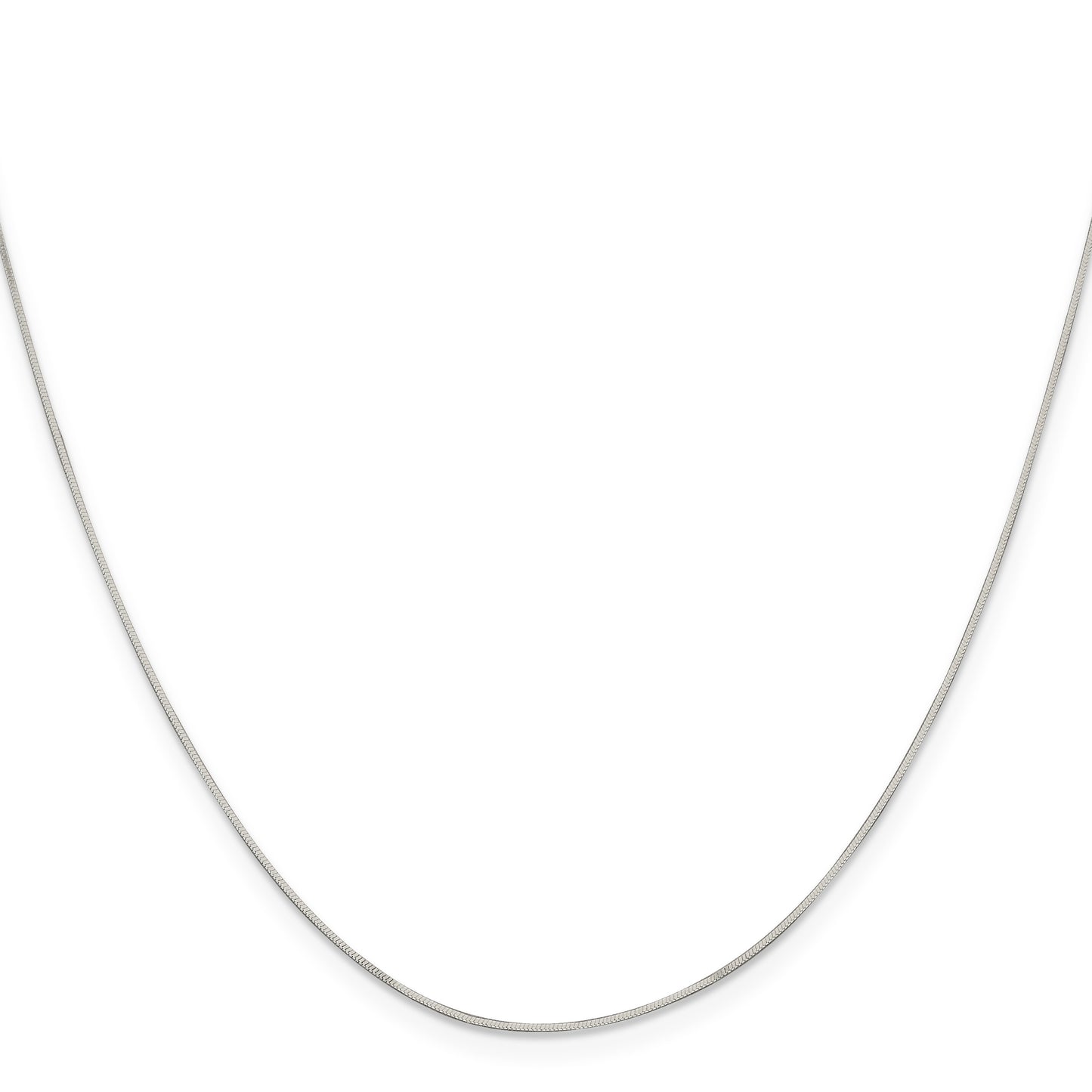 Sterling Silver .7mm Square Snake Chain