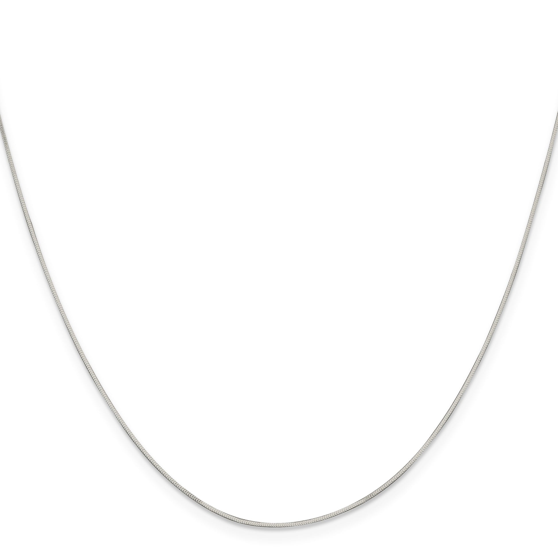 Sterling Silver .7mm Square Snake Chain