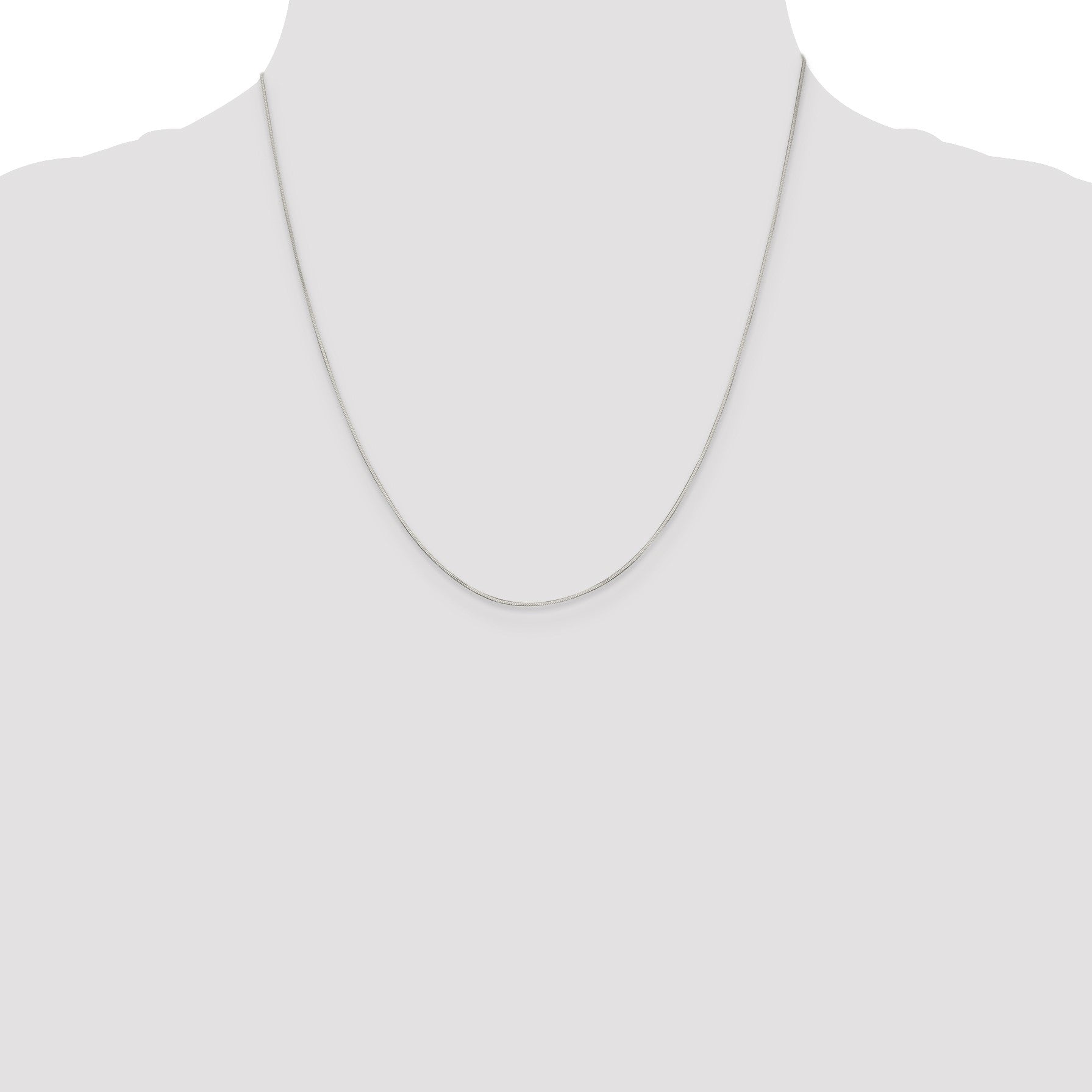 Sterling Silver .7mm Square Snake Chain