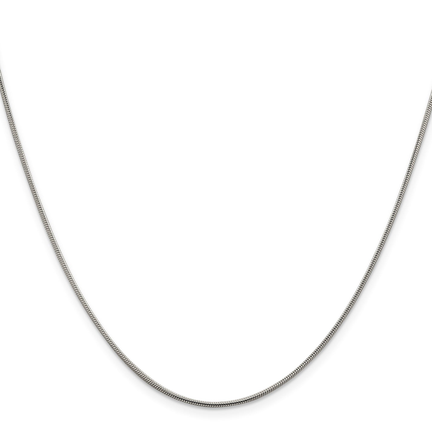 Sterling Silver .8mm Square Snake Chain