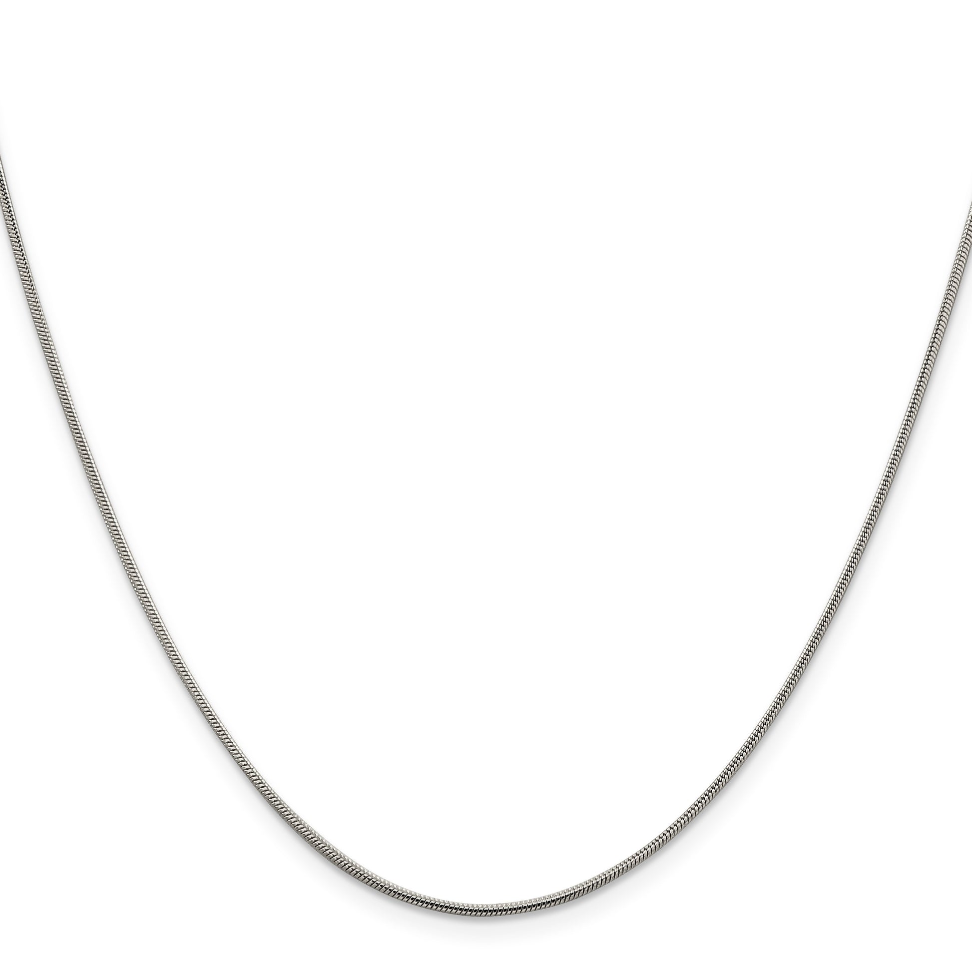 Sterling Silver .8mm Square Snake Chain