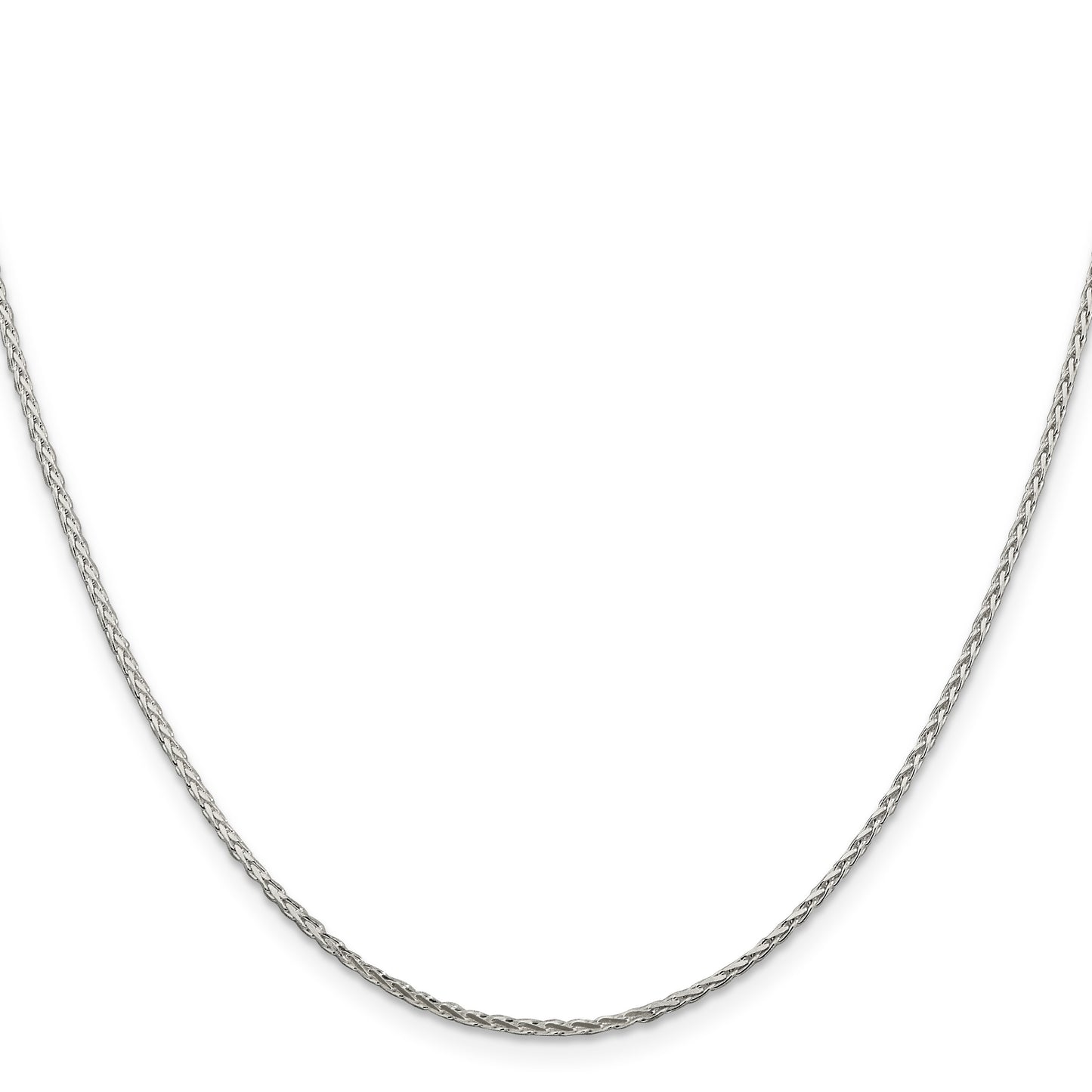 Sterling Silver 1.45mm Diamond-cut Round Spiga Chain