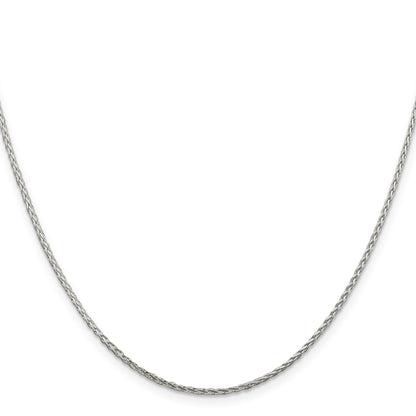 Sterling Silver 1.45mm Diamond-cut Round Spiga Chain