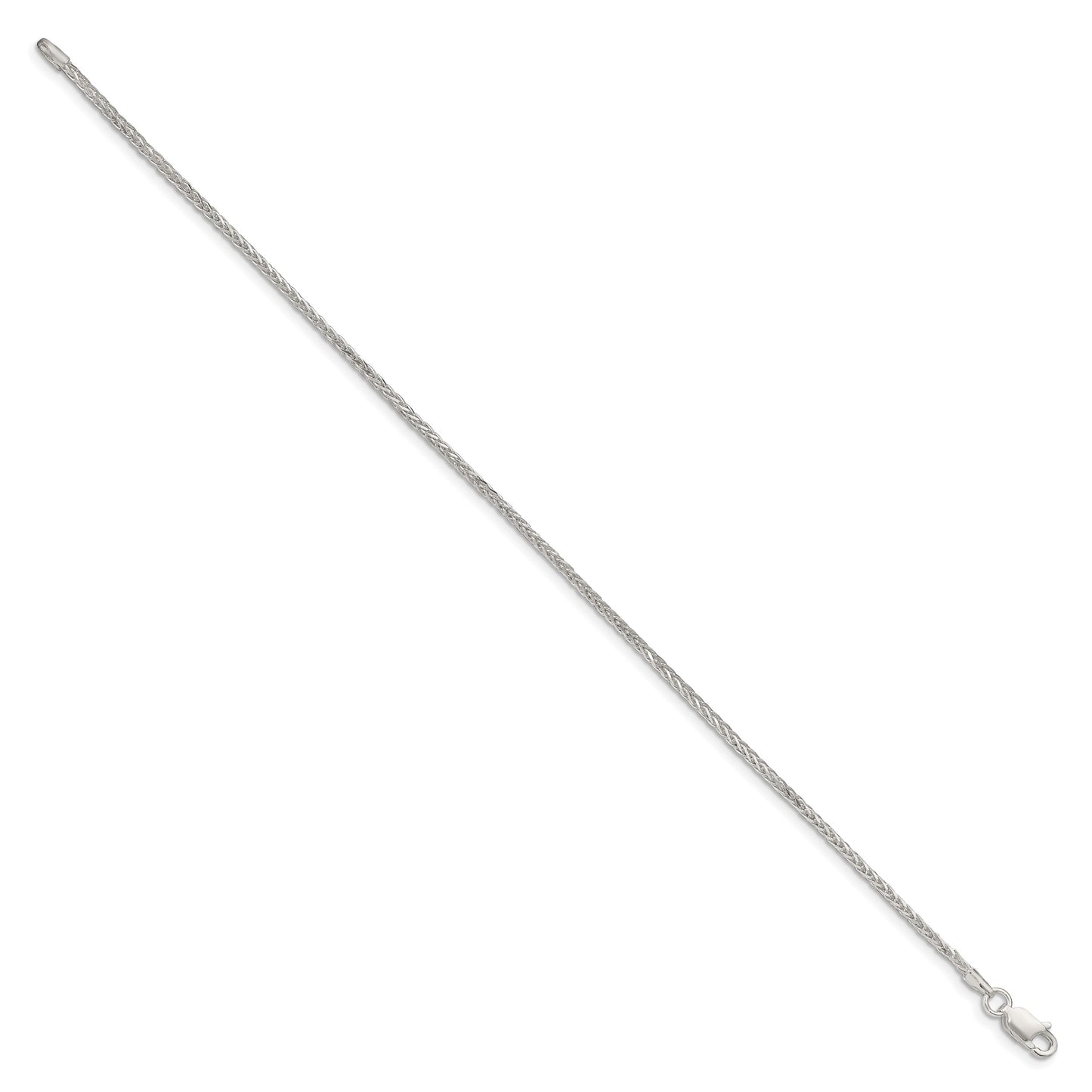 Sterling Silver 1.45mm Diamond-cut Round Spiga Chain