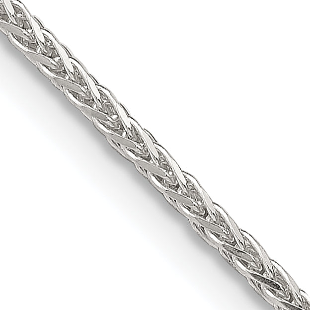 Sterling Silver 1.45mm Diamond-cut Round Spiga Chain w/2in ext.