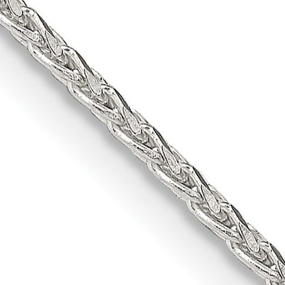 Sterling Silver 1.7mm Diamond-cut Round Spiga Chain w/4in ext.