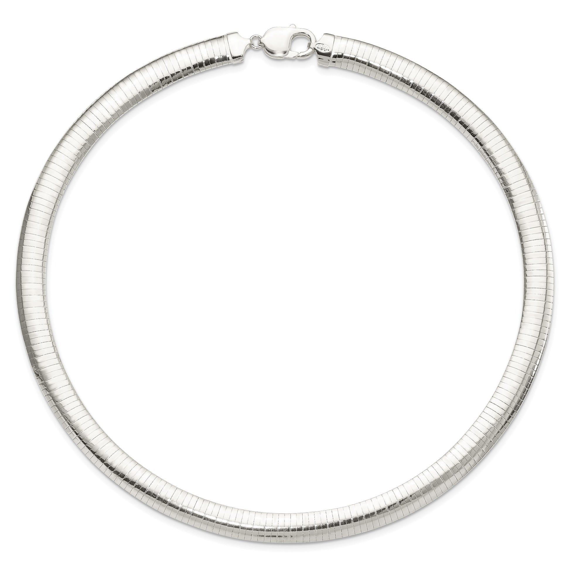 Sterling Silver 10mm Cubetto Necklace