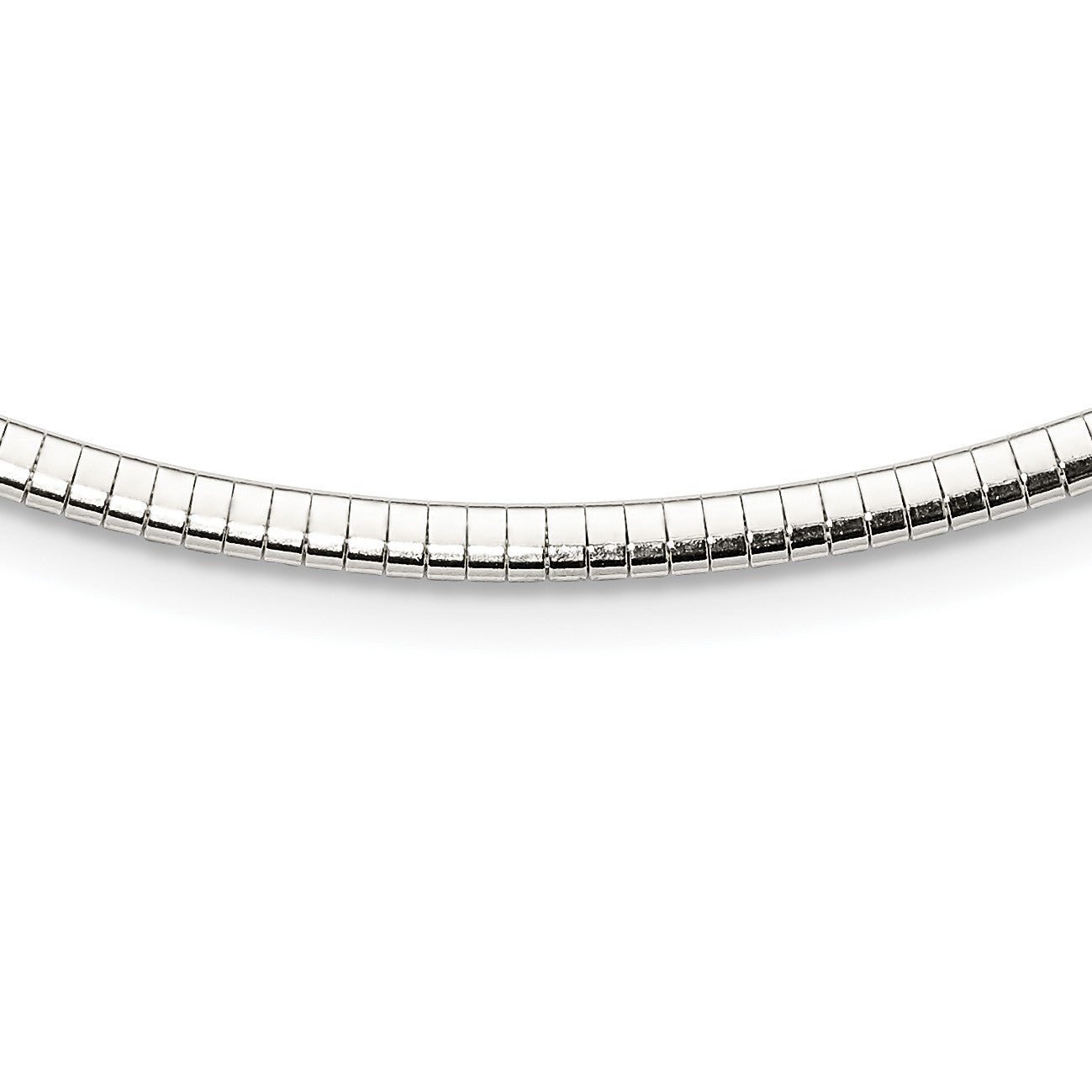 Sterling Silver 3mm Cubetto Necklace