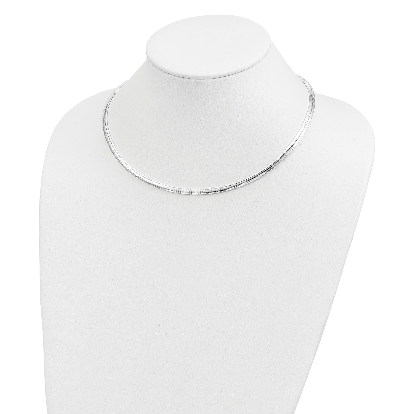Sterling Silver 4mm Cubetto Necklace