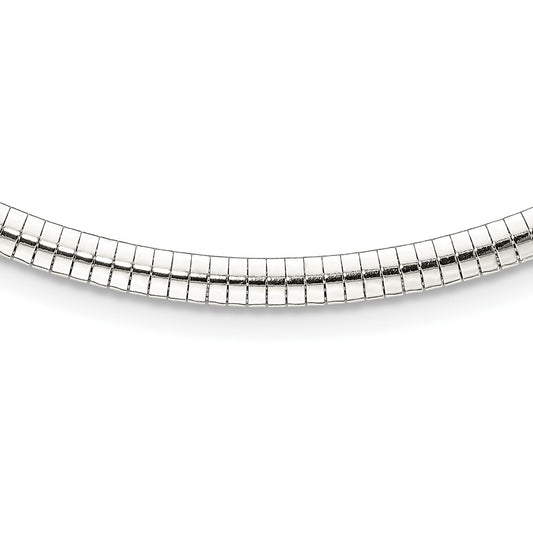 Sterling Silver 4mm Cubetto Necklace