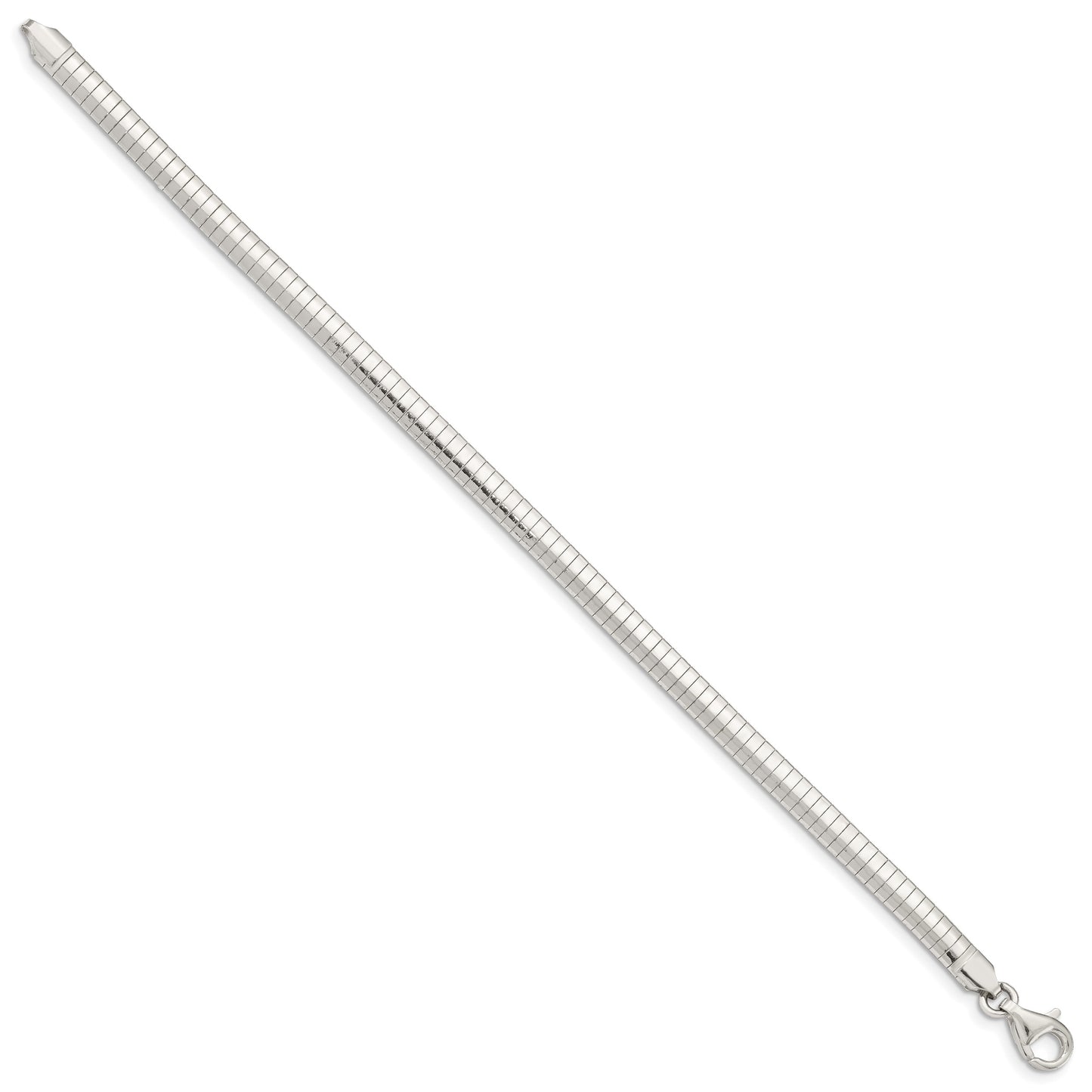 Sterling Silver 4mm Cubetto Bracelet