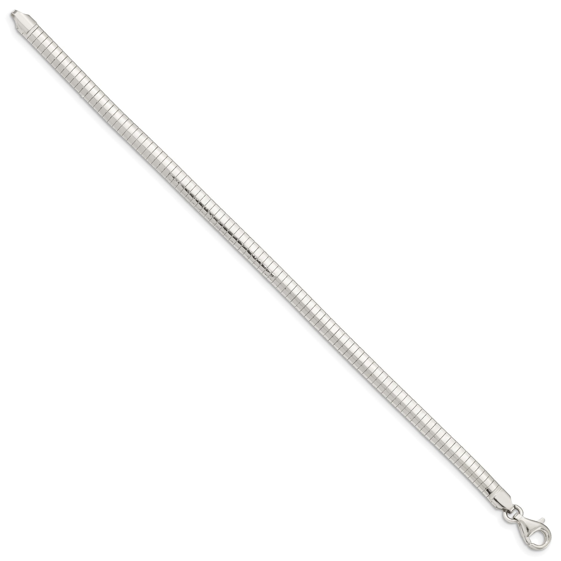 Sterling Silver 4mm Cubetto Bracelet