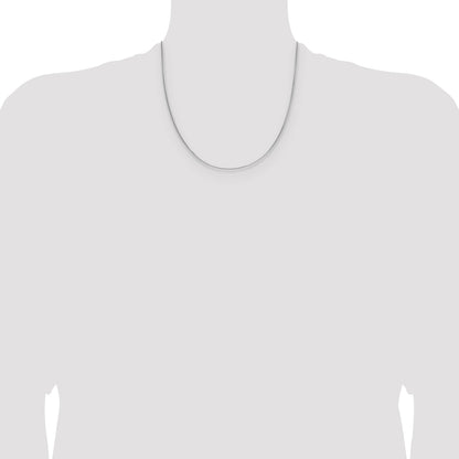 Sterling Silver .95mm Diamond-cut Round Box Chain