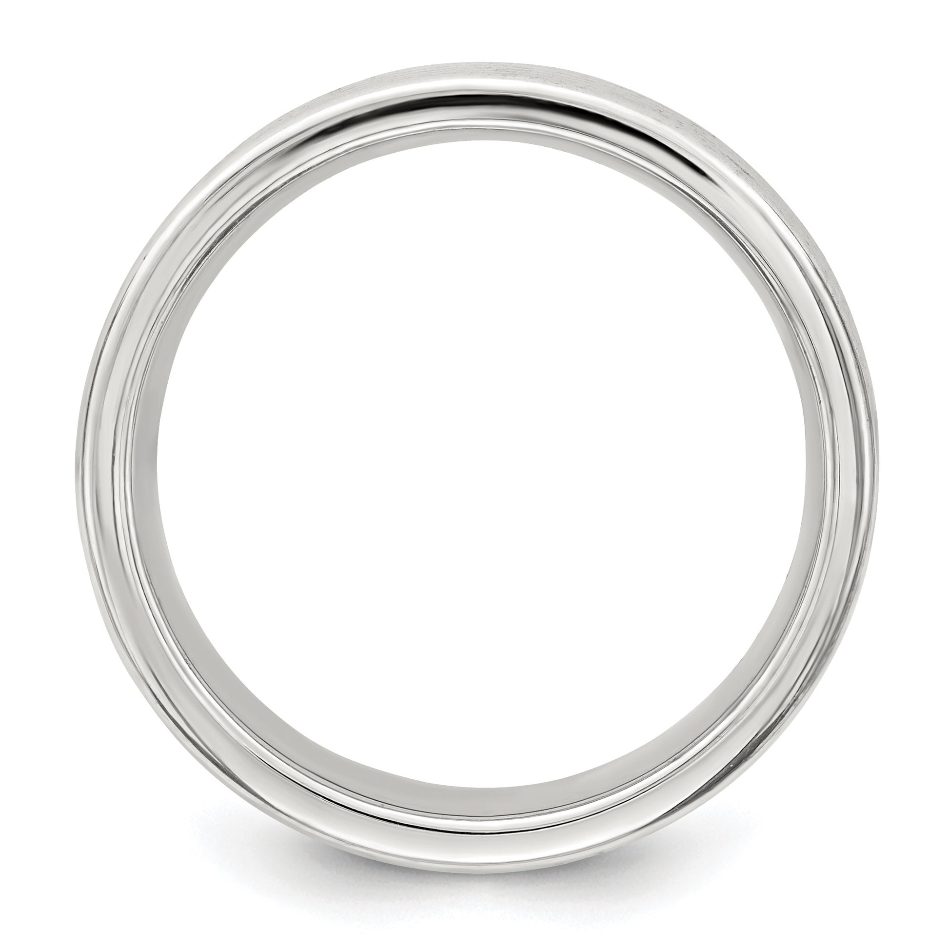 Sterling Silver 7mm Polished 5-Row Fancy Band Size 13
