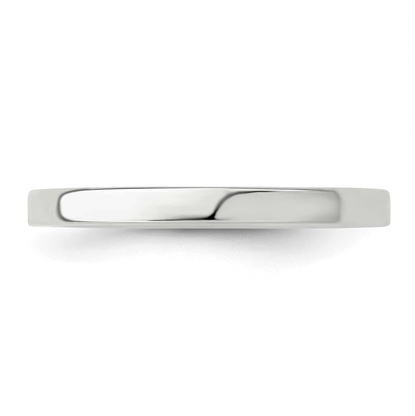 Sterling Silver 2mm Lightweight Flat Size 11 Band