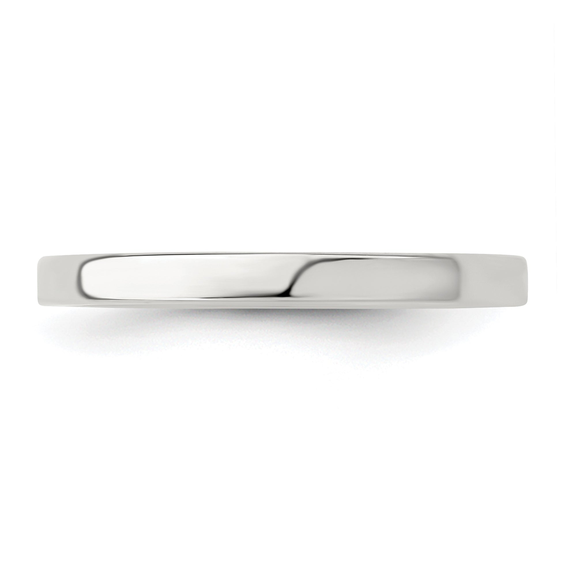 Sterling Silver 2mm Lightweight Flat Size 12 Band