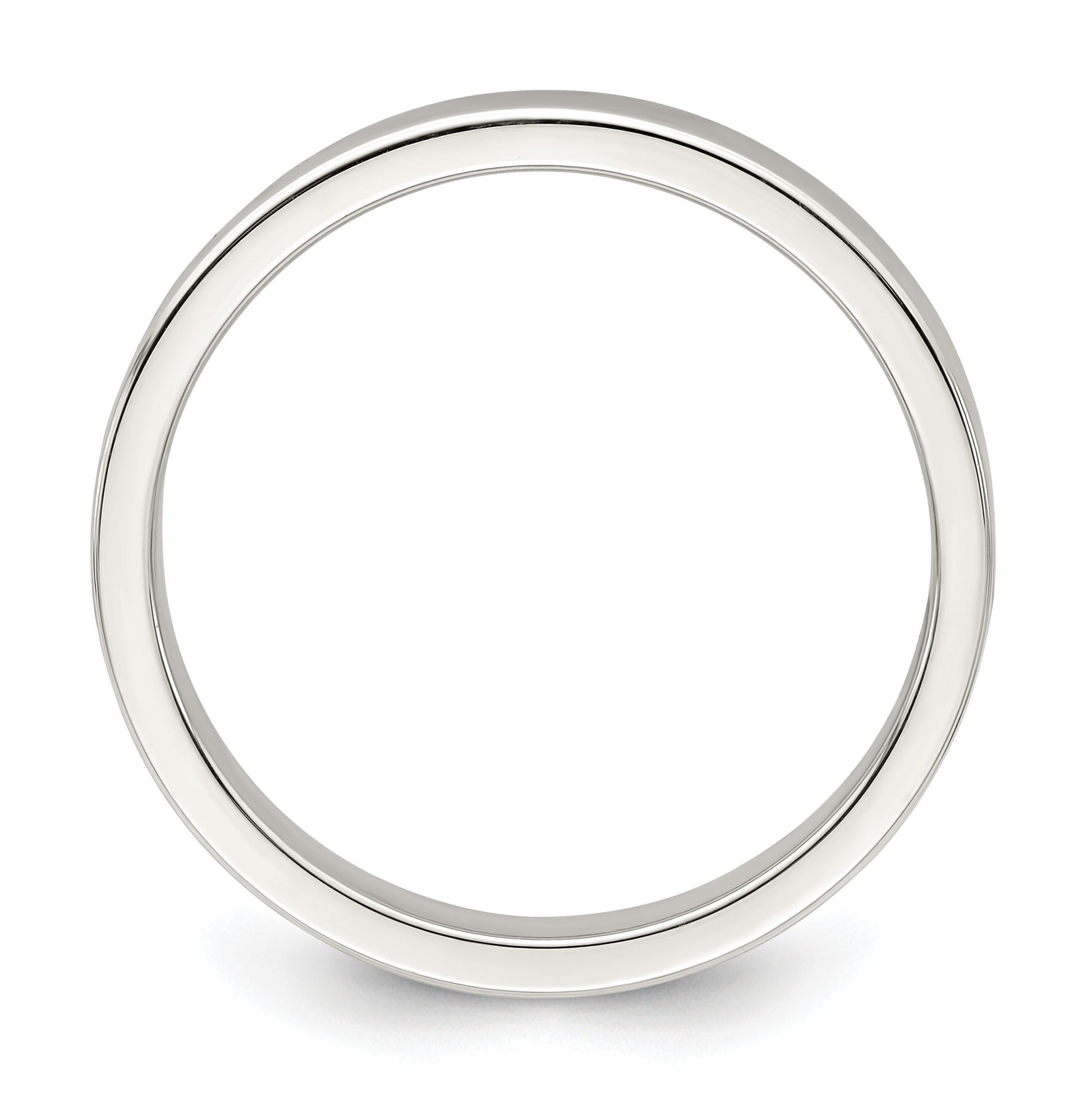 Sterling Silver 3mm Lightweight Flat Size 10.5 Band