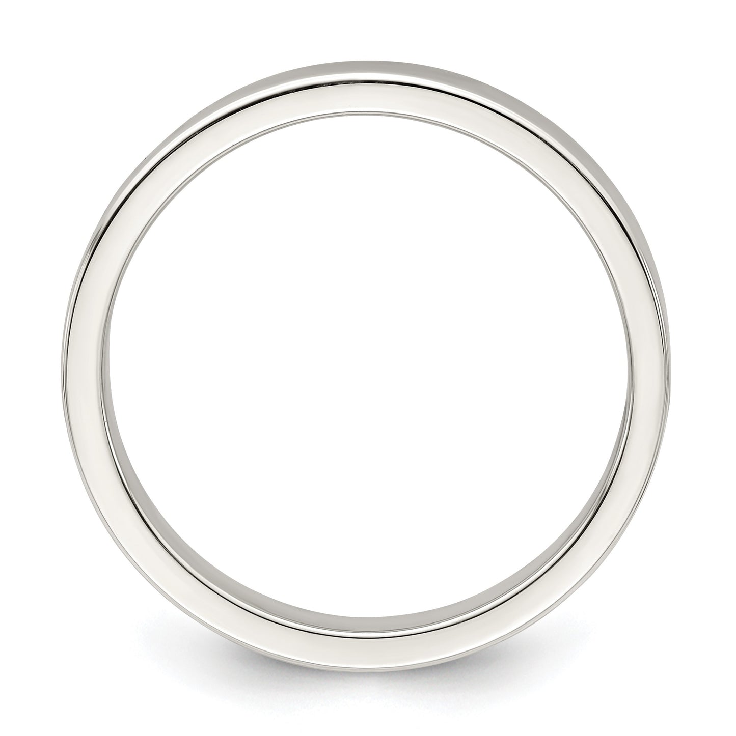 Sterling Silver 3mm Lightweight Flat Size 12 Band