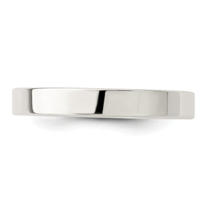Sterling Silver 3mm Lightweight Flat Size 10.5 Band