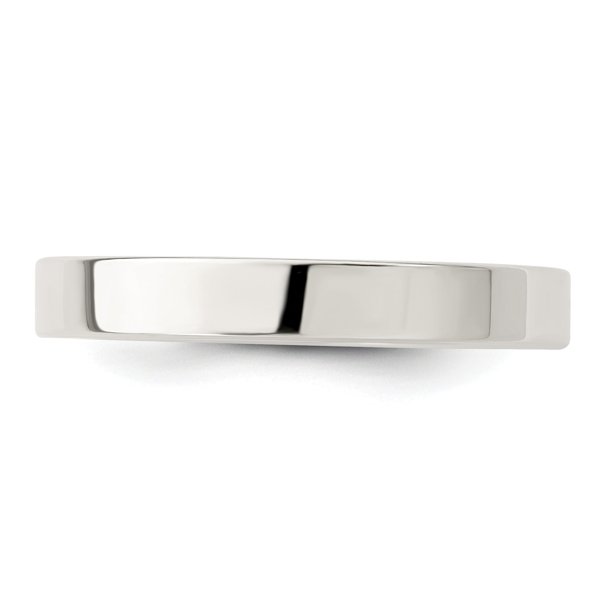 Sterling Silver 3mm Lightweight Flat Size 8 Band