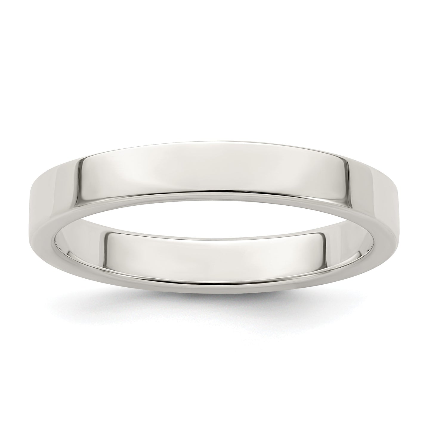 Sterling Silver 3mm Lightweight Flat Size 10.5 Band