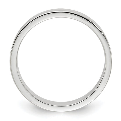Sterling Silver 4mm Lightweight Flat Size 8.5 Band