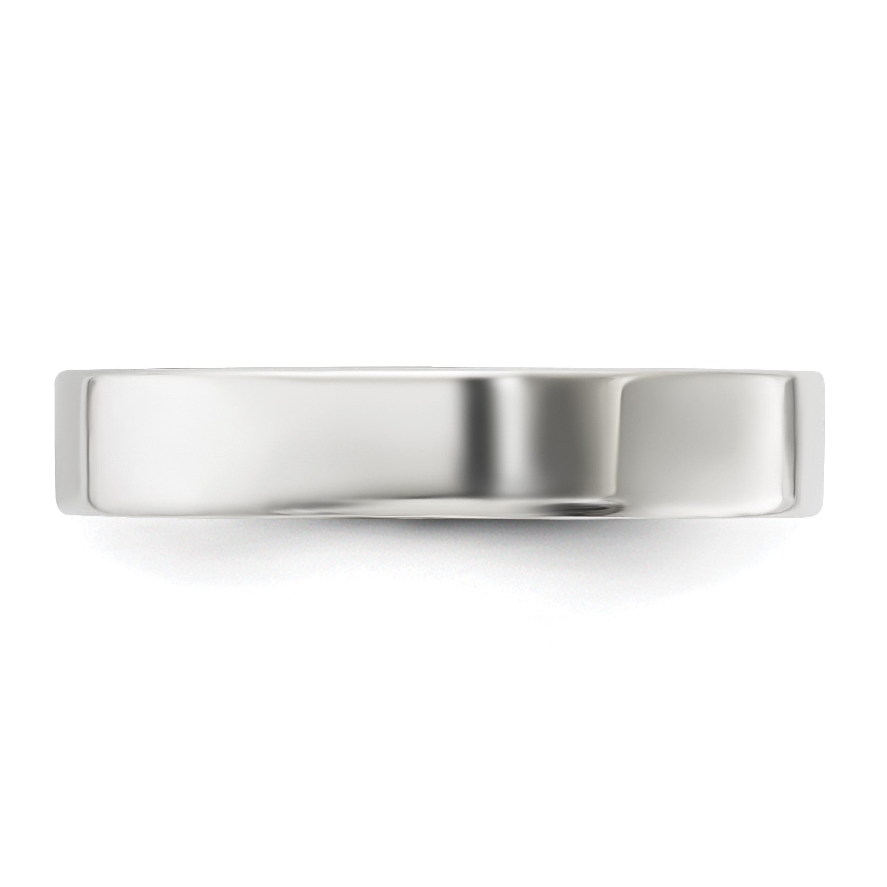 Sterling Silver 4mm Lightweight Flat Size 10.5 Band