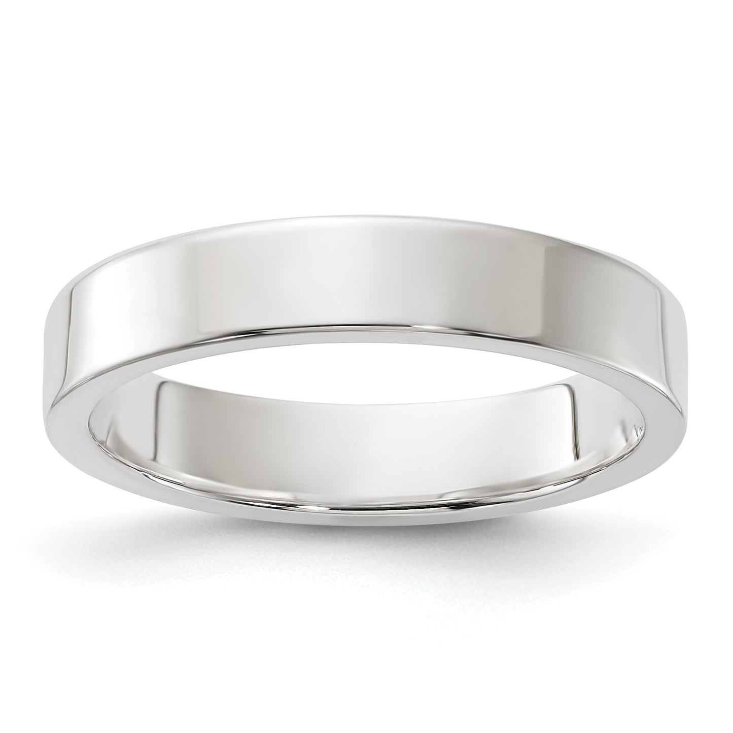 Sterling Silver 4mm Lightweight Flat Size 10.5 Band