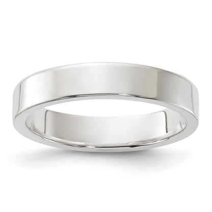 Sterling Silver 4mm Lightweight Flat Size 10.5 Band
