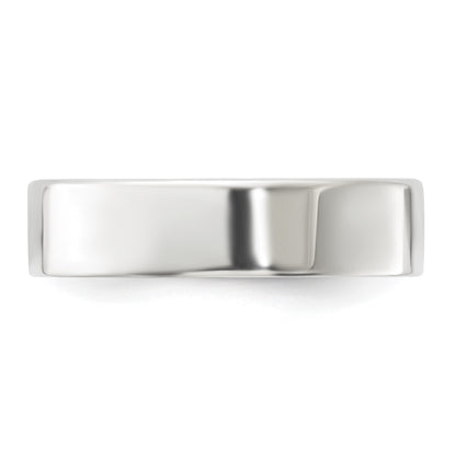 Sterling Silver 5mm Lightweight Flat Size 4.5 Band