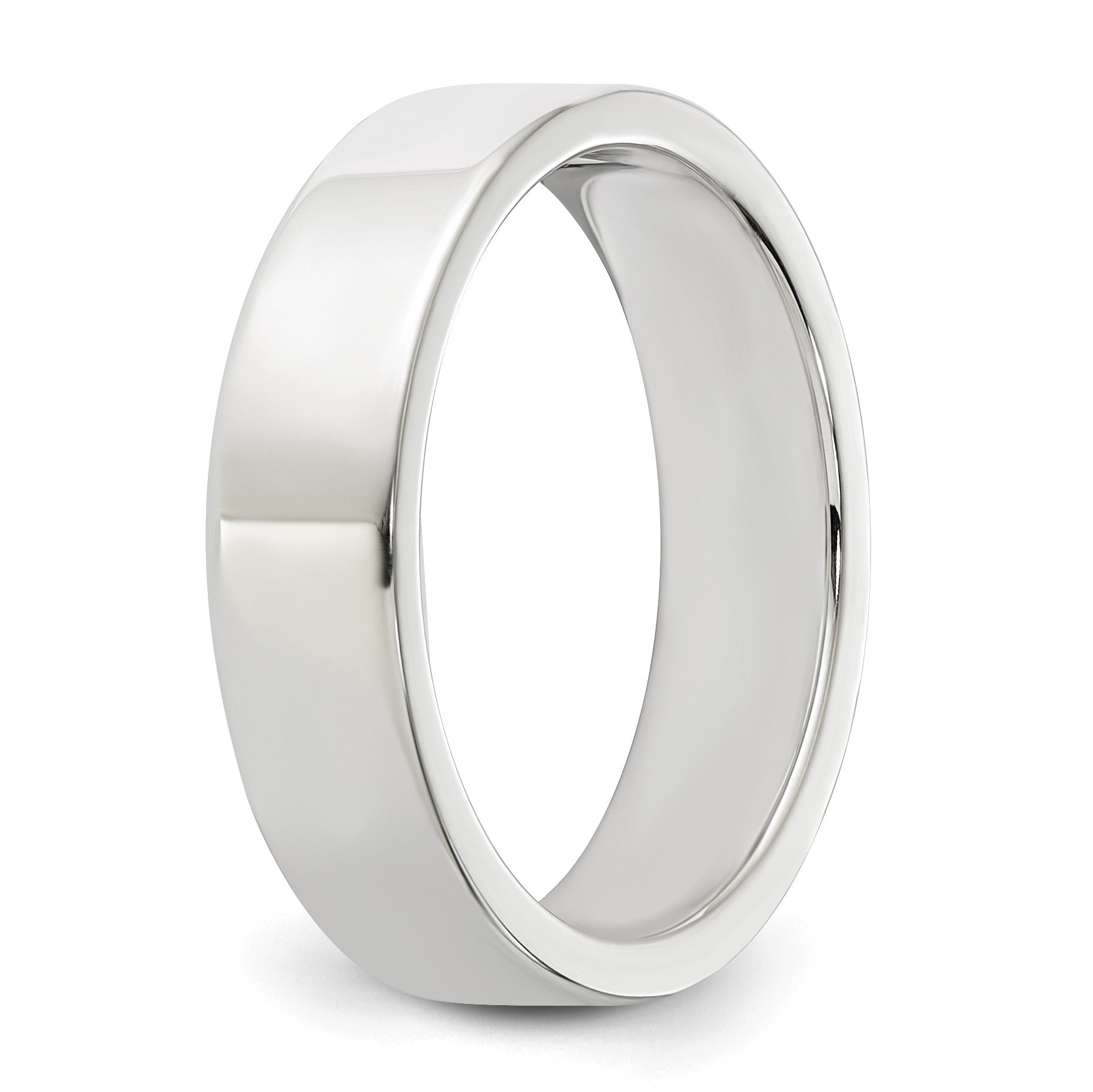 Sterling Silver 5mm Lightweight Flat Size 4 Band
