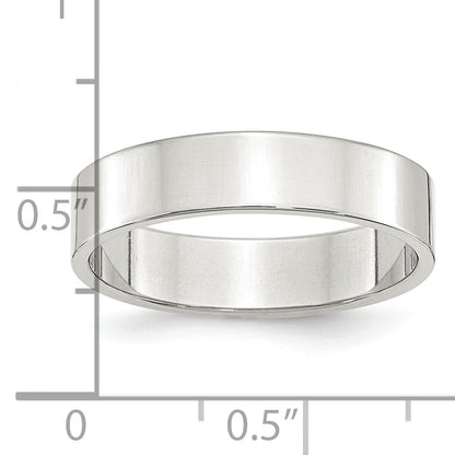 Sterling Silver 5mm Lightweight Flat Size 4 Band