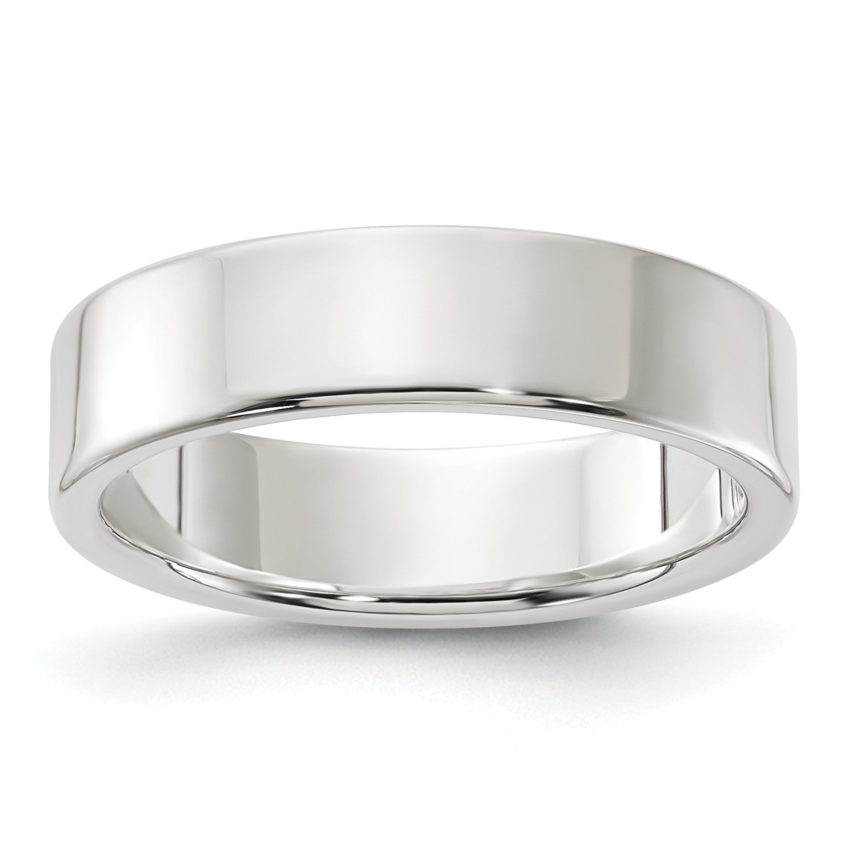 Sterling Silver 5mm Lightweight Flat Size 4.5 Band