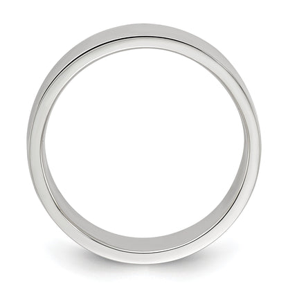 Sterling Silver 6mm Lightweight Flat Size 9.5 Band