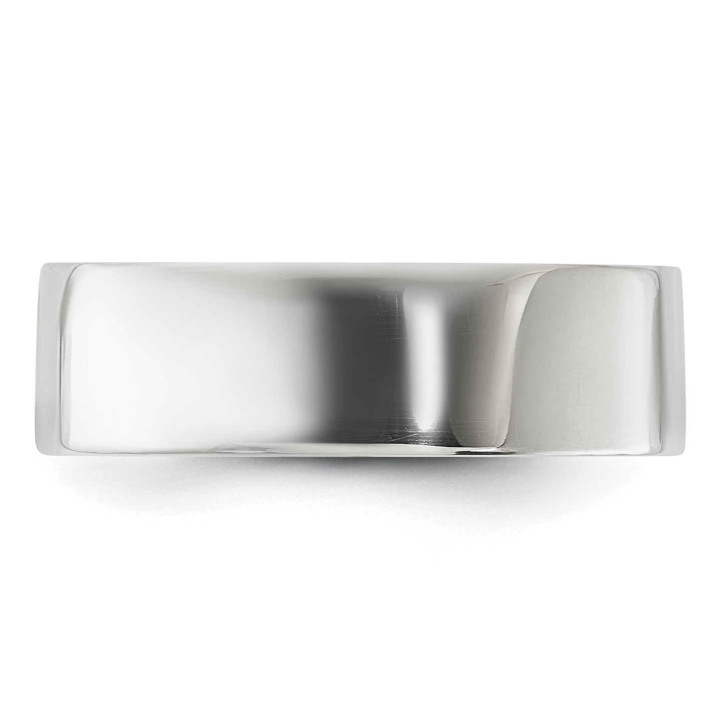Sterling Silver 6mm Lightweight Flat Size 6 Band