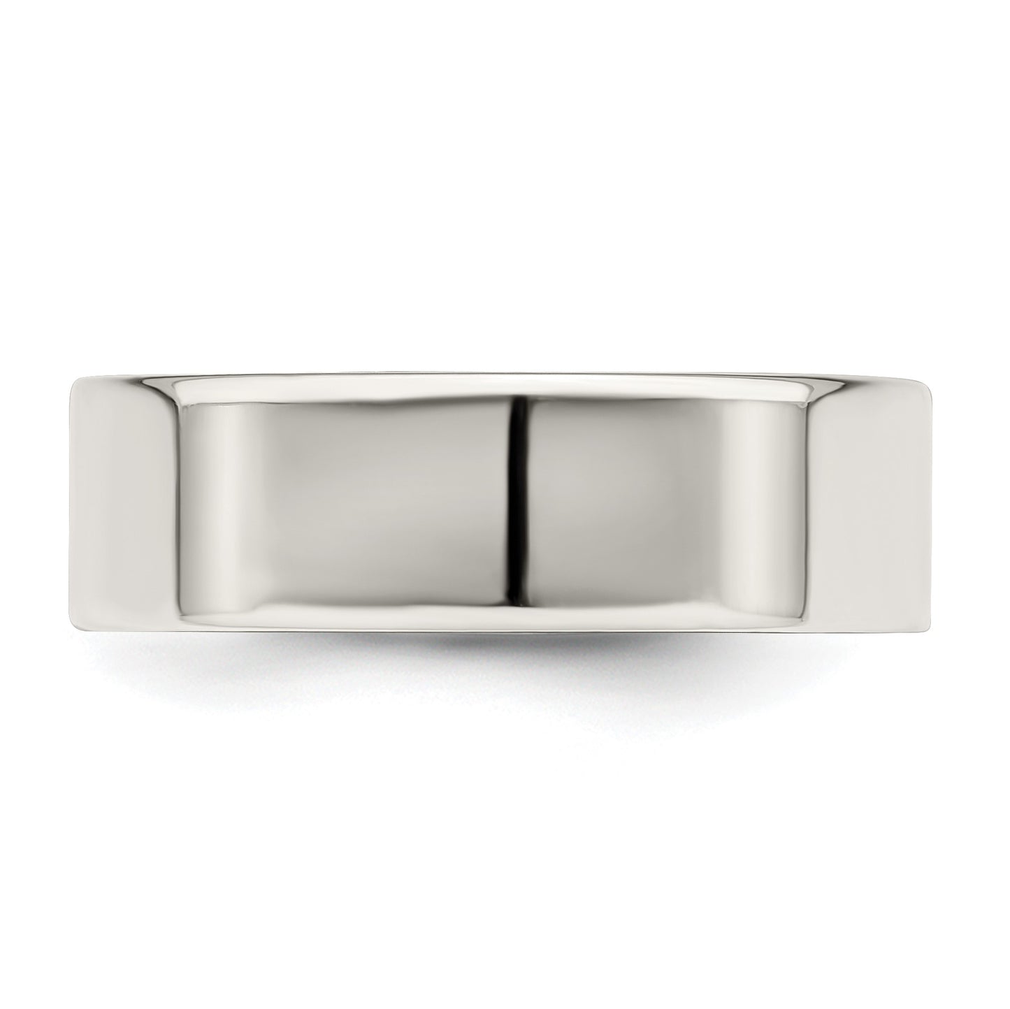Sterling Silver 6mm Lightweight Flat Size 12 Band