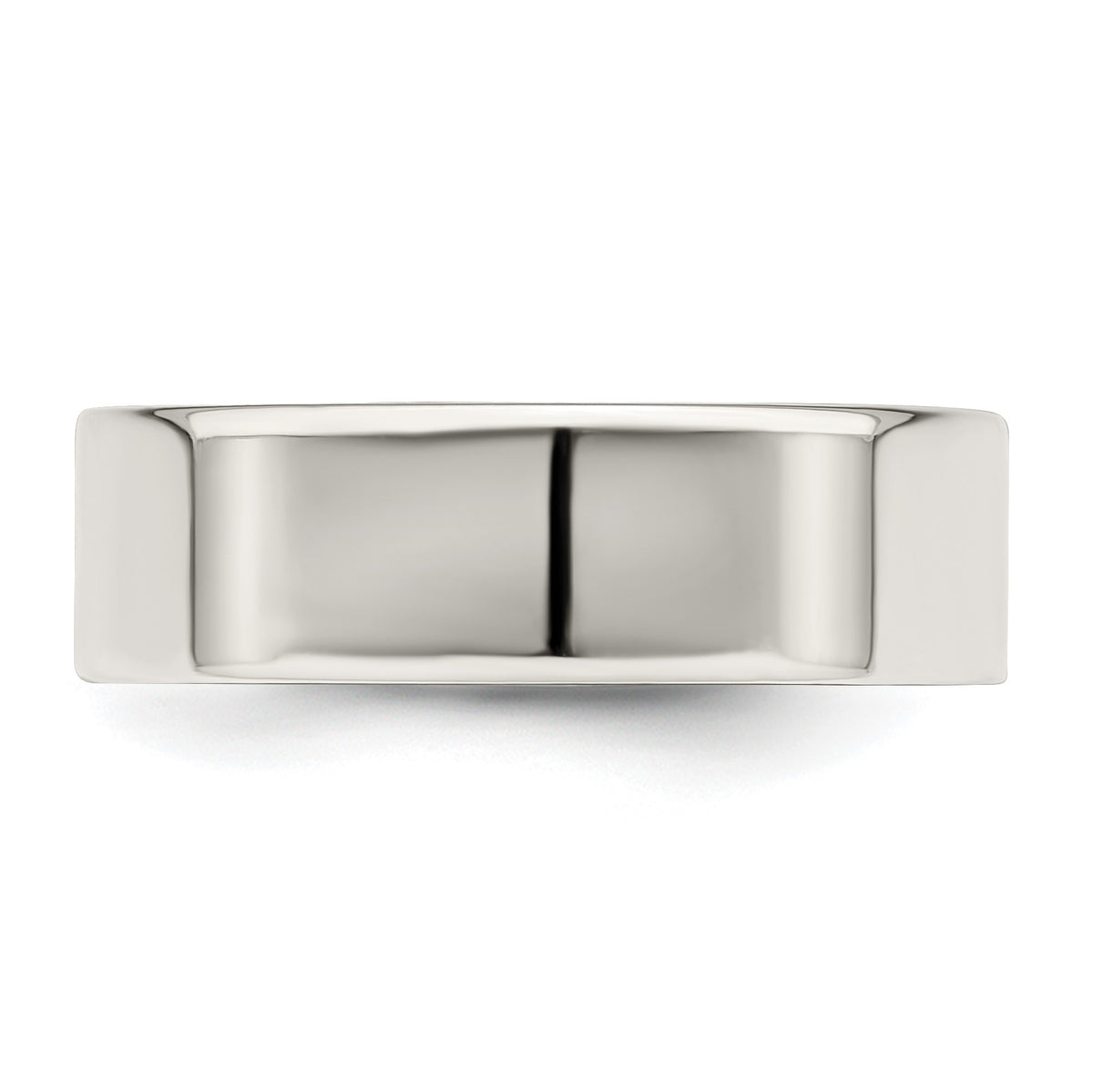 Sterling Silver 6mm Lightweight Flat Size 6.5 Band