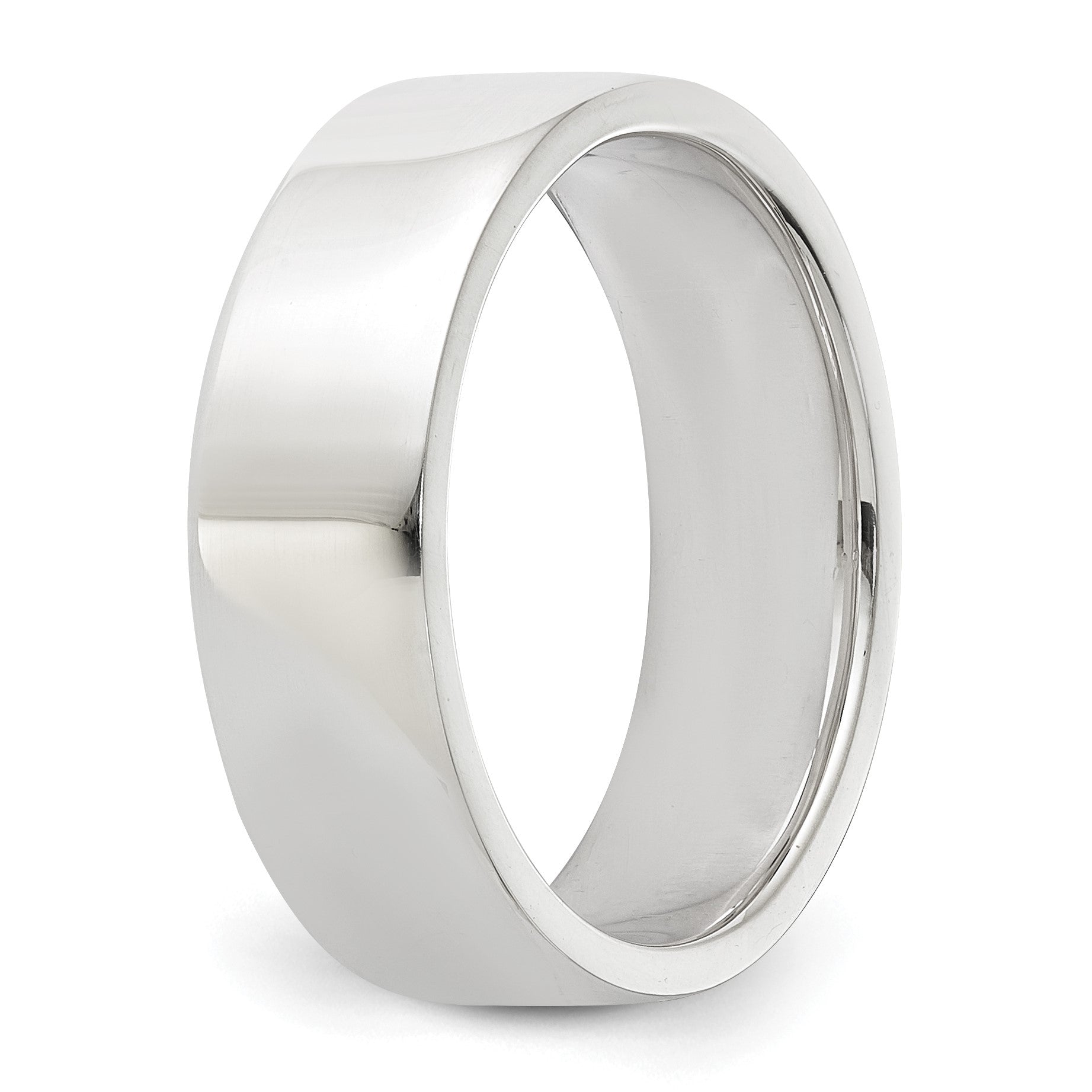 Sterling Silver 6mm Lightweight Flat Size 13.5 Band