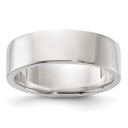 Sterling Silver 6mm Lightweight Flat Size 13 Band
