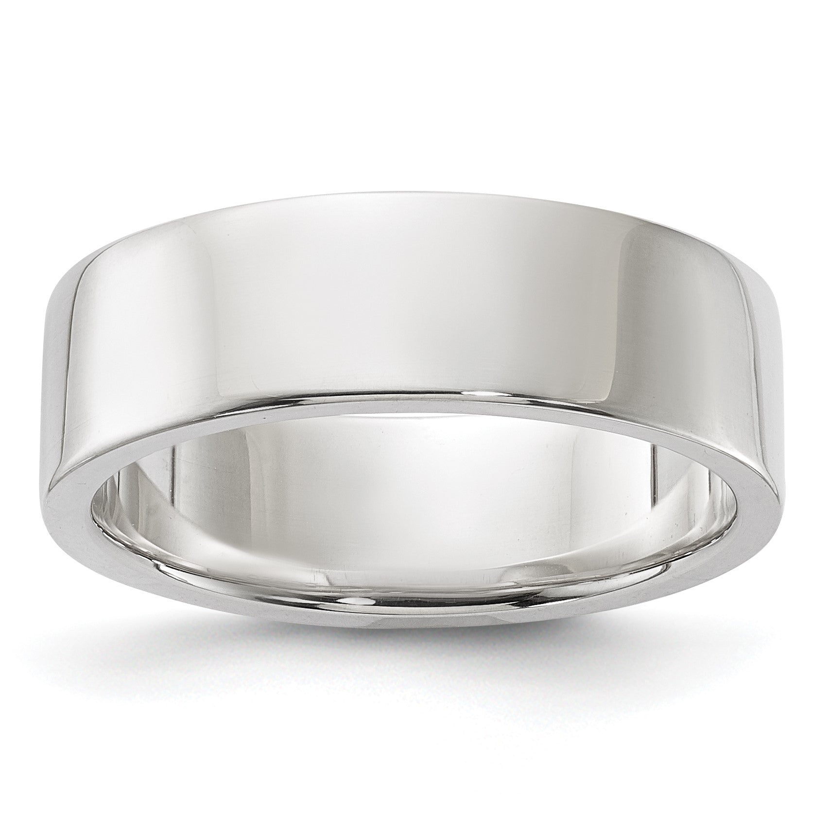 Sterling Silver 6mm Lightweight Flat Size 8 Band