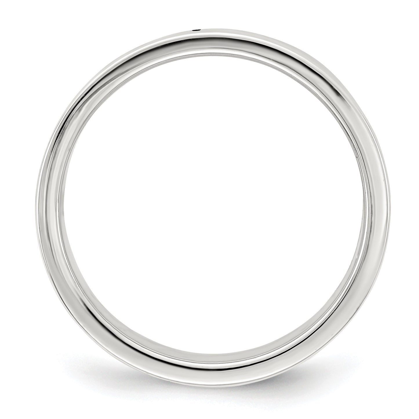 Sterling Silver 7mm Lightweight Flat Size 10.5 Band