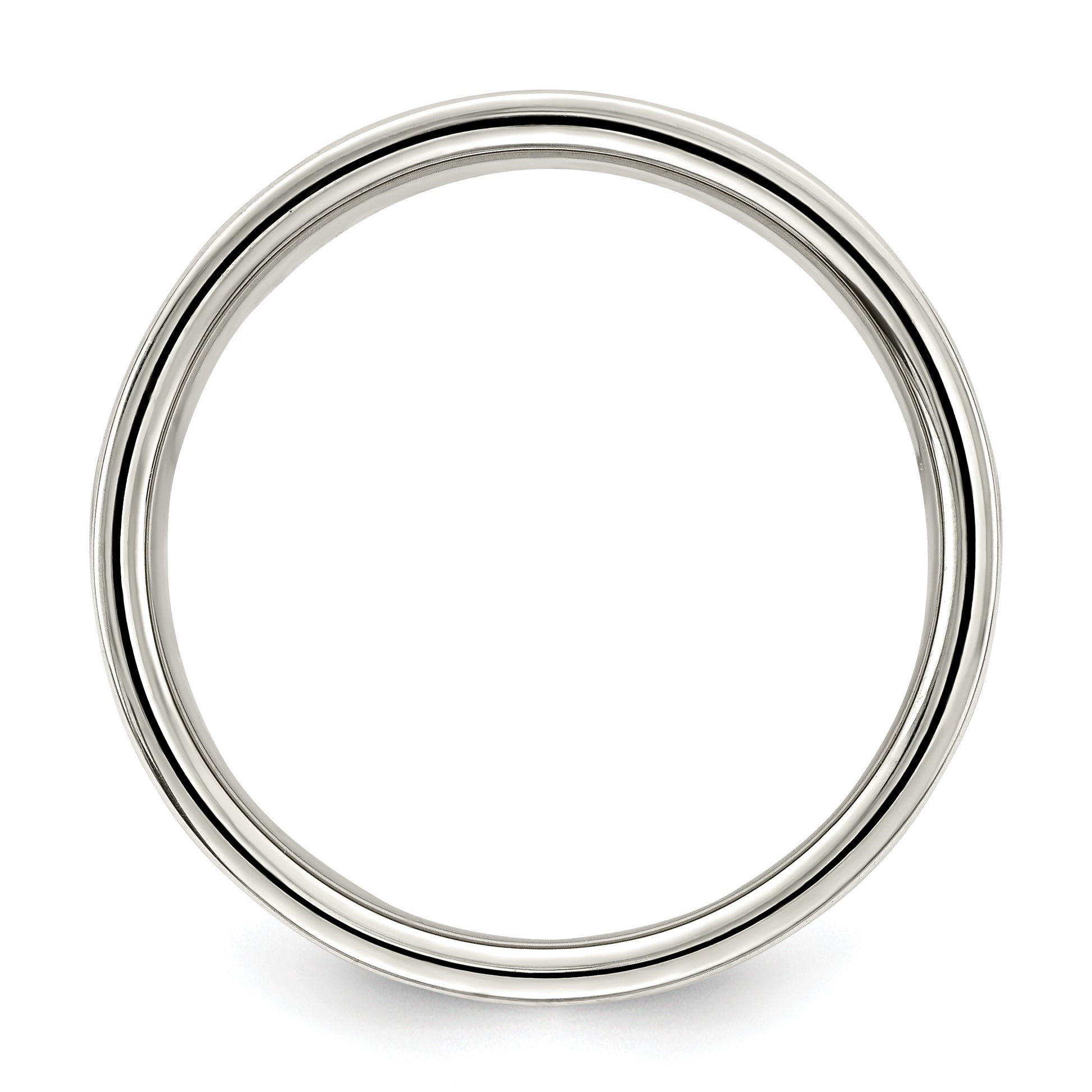 Sterling Silver 9mm Lightweight Flat Size 13.5 Band