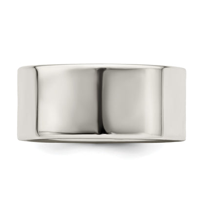 Sterling Silver 9mm Lightweight Flat Size 8.5 Band